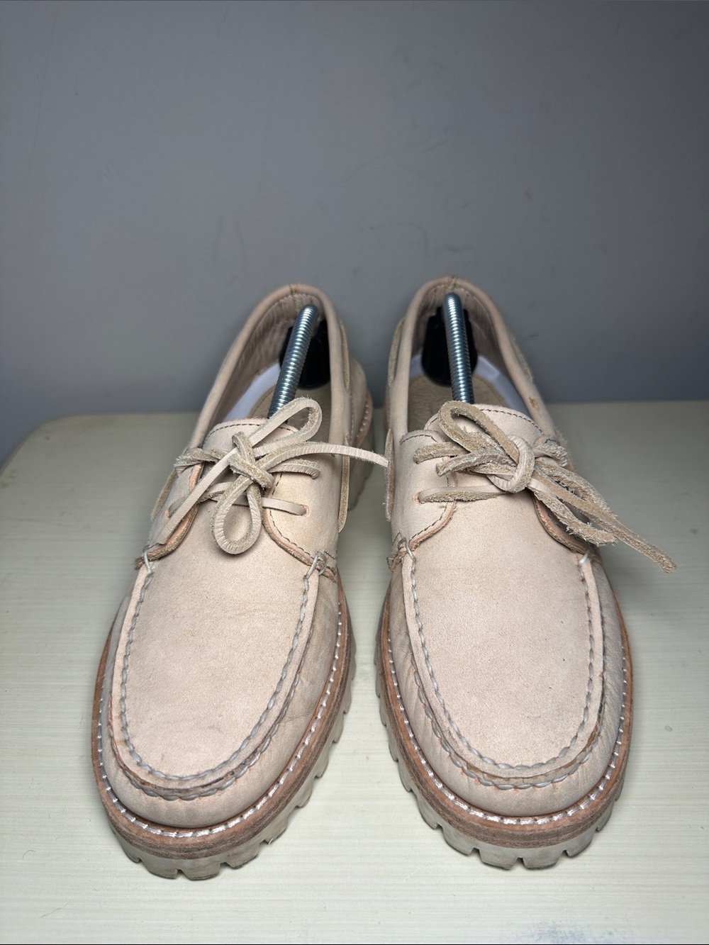 Sperry Top-sider Casual leather Suede 2-eye Boat Shoes Vibram soles